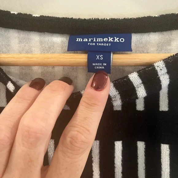 NWT Marimekko Black and White Striped Dress by Marimekko for Target - Picture 3 of 4